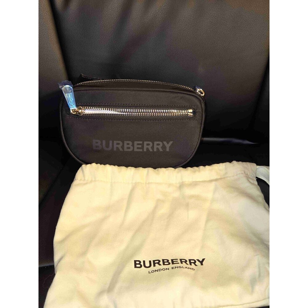 NWT Burberry Black Nylon Econyl Cannon Belt Bag Crossbody Fanny Pack with COA
